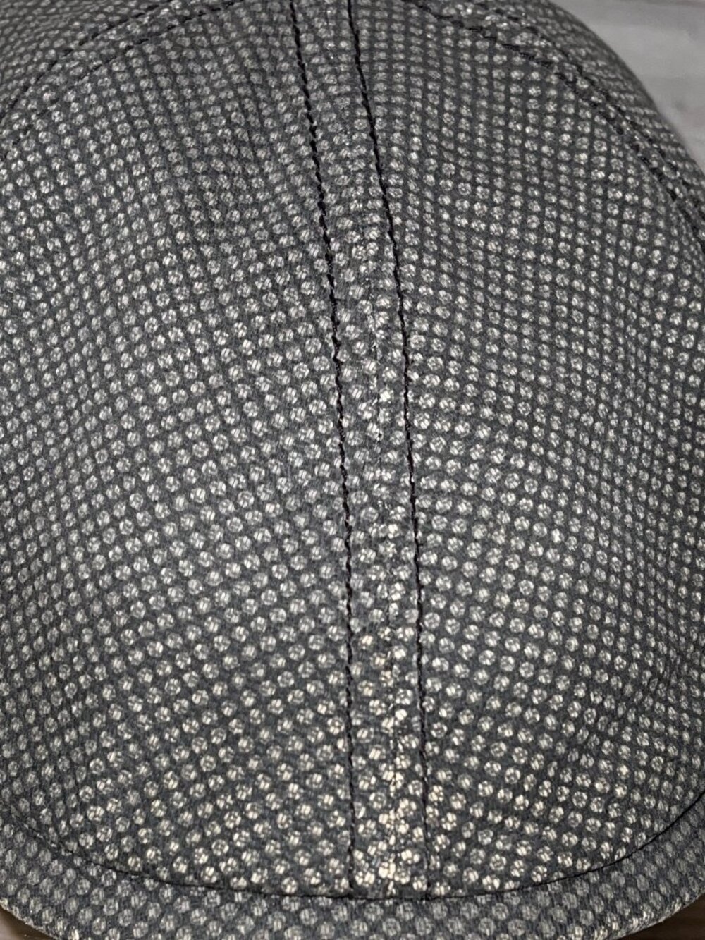 NWOT BLACK & GREY 6 PANEL NEWSBOY SCALLY CAP - Picture 5 of 9